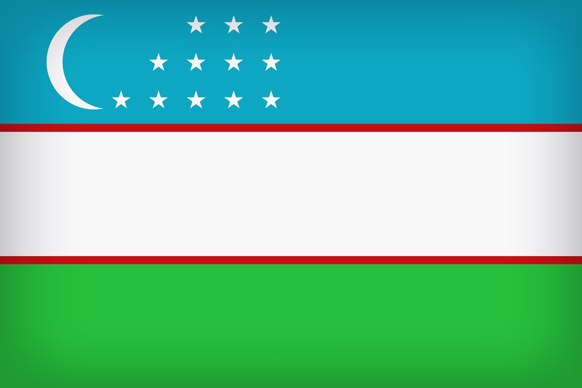 Uzbekistan Flag